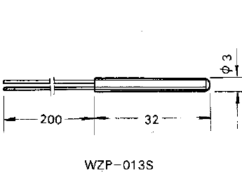 WZP-013S引進型不銹鋼鉑電阻元件