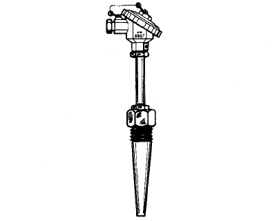 WRER-15化工用固定螺紋錐形套管熱電偶