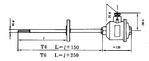 SBWR-2280/240d隔爆一體化熱電偶溫度變送器安裝圖片