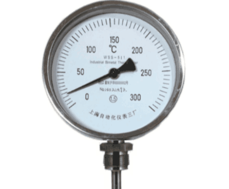 WSS-511可動外螺紋徑向雙金屬溫度計