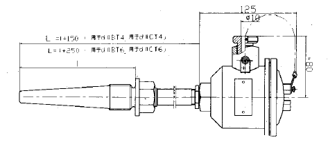 SBWZ-2480/64Sd隔爆熱電阻一體化溫度變送器安裝圖片