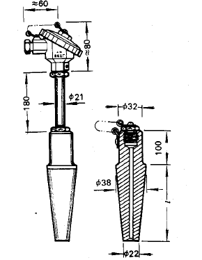 WRNR-13、WRER-13電站測溫專用熱電偶