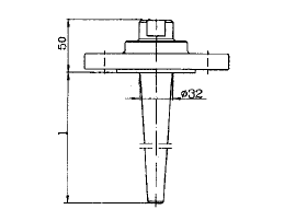 溫度計套管-錐形法蘭式安裝圖片