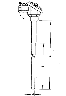 WRN-122無固定熱電偶安裝圖片