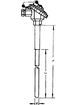 WRN-132無固定熱電偶安裝圖片