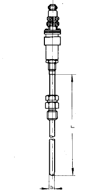 WZPK-363S可動卡套螺紋插座式鎧裝鉑熱電阻安裝圖片