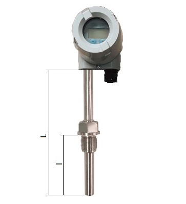 SBWR-2282/230熱電偶一體化數顯溫度變送器安裝圖片